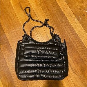 Think Royln Small Chain Purse Black